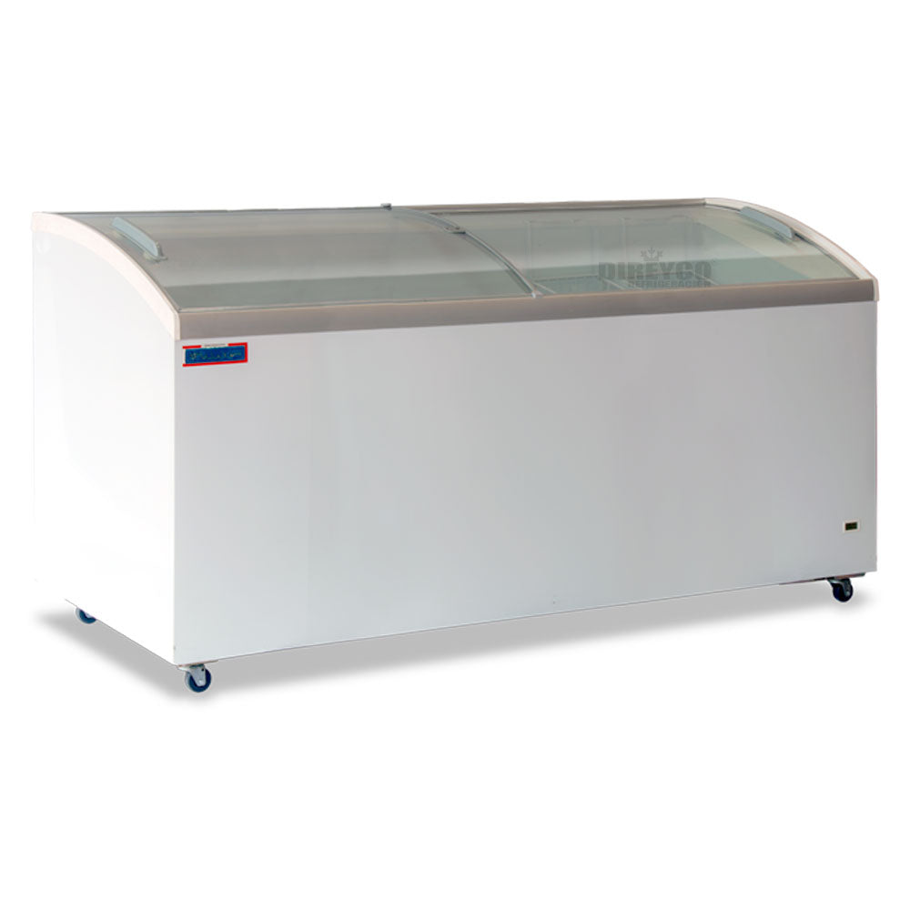 Conservador Horizontal Curvo 21 pies cúbicos METALFRIO CHC600