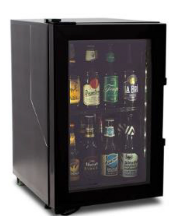 Enfriador Sobre Mesa Refrigerador, Negro LED CARBONO IMBERA