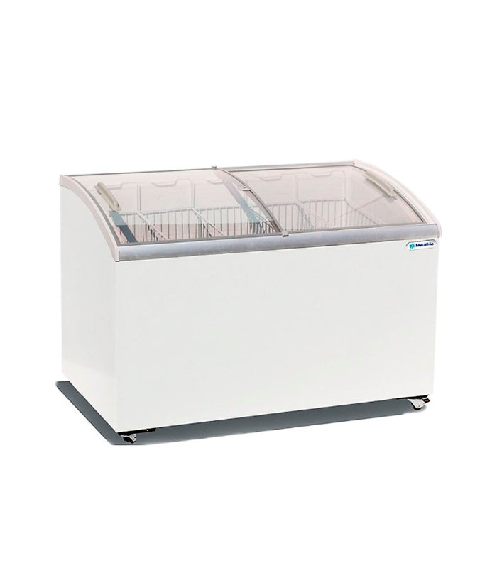 Congelador Curvo Horizontal 2 Puertas de 400 Lts METALFRIO CHC400
