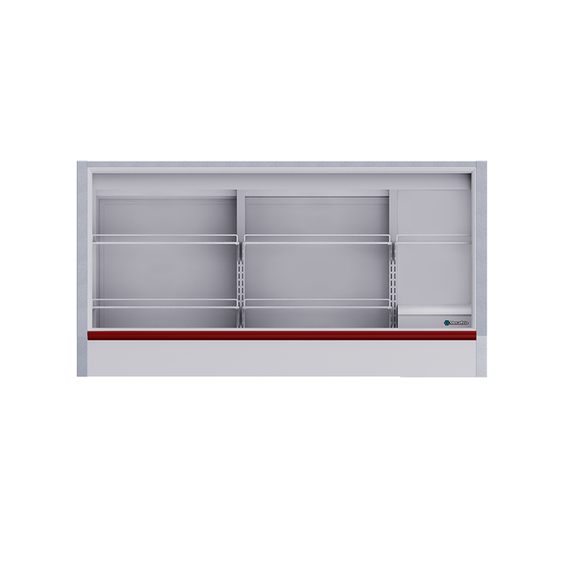 Vitrina Cremera Plana 582 lts METALFRIO VE200