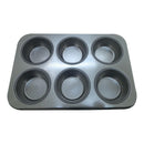 Placa mantecadas muffins estanada 6 cavidades Bak PME286