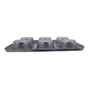 Placa mantecadas muffins estanada 6 cavidades Bak PME286