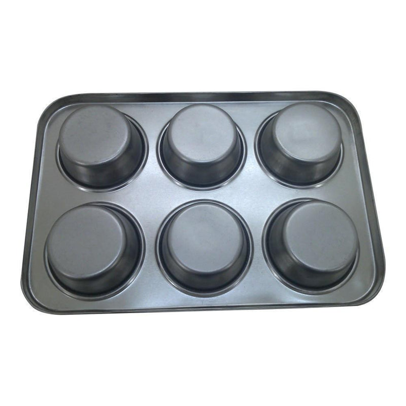 Placa mantecadas muffins estanada 6 cavidades Bak PME286