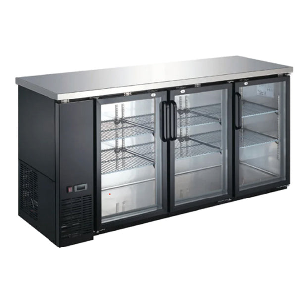 Refrigerador contra barra 3 puertas CBR-3PC-SS-01