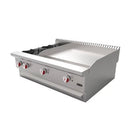 Parrilla de 2 quemadores con plancha CG-20PD