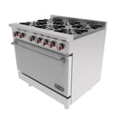 Estufa con 6 quemadores y horno CG-61