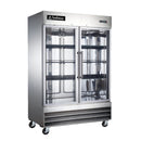 Congelador 2 Puertass de cristal CV-2PC-SS-01