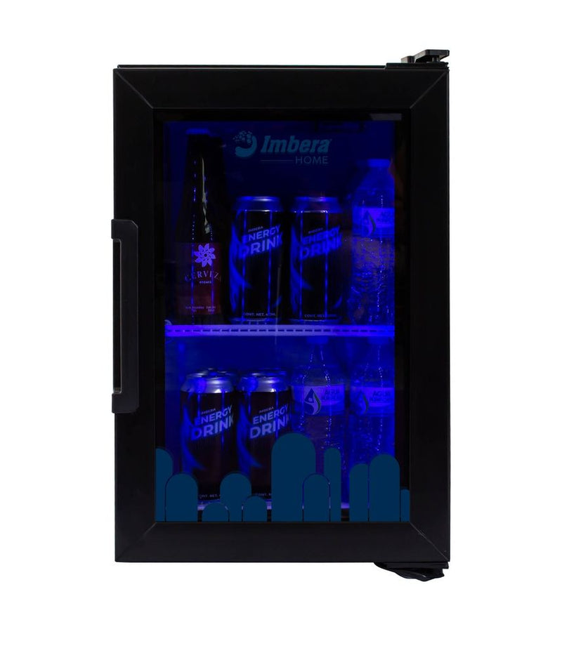 Imbera 1024946 Level Up Refrigerador Vertical Cervecero Luz Led RGB Touch