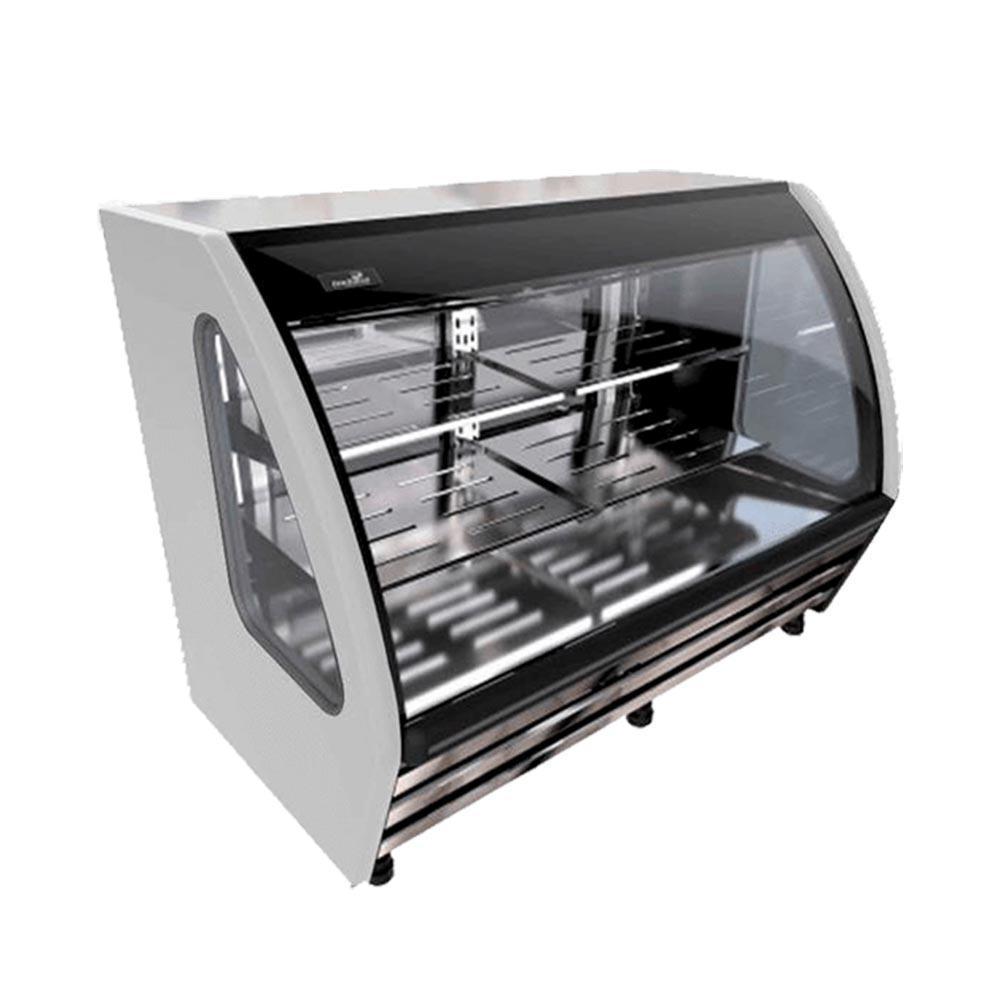 Imbera Vitrina Horizontal Exhibidora Cristal Curvo 2 Puertass.  183 cm. 510 Lt/18.01 pies - 115 V Bhs200C