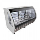 Imbera Vitrina Horizontal Exhibidora Cristal Curvo 2 Puertass.  183 cm. 510 Lt/18.01 pies - 115 V Bhs200C