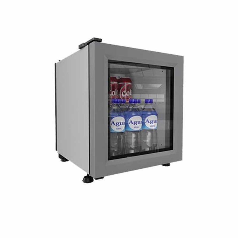 Imbera Bvc01-E1 Vrs0.9 1016414 Refrigerador Vertical 1 Puerta Cristal Luz Led 115V. 1/10 HP