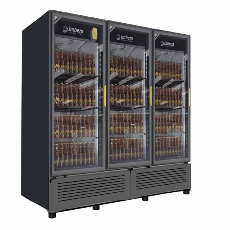Imbera Ccv1350 1021995 Refrigerador Vertical Cervecero 3 Puertas Cristal 72 Pies 1/3 HP
