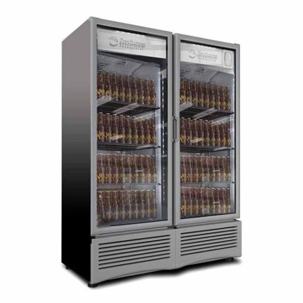 Imbera Ccv900 1022008 Refrigerador Vertical Cervecero 2 Puertass Cristal 42 Pies Foodservice 1/2 HP