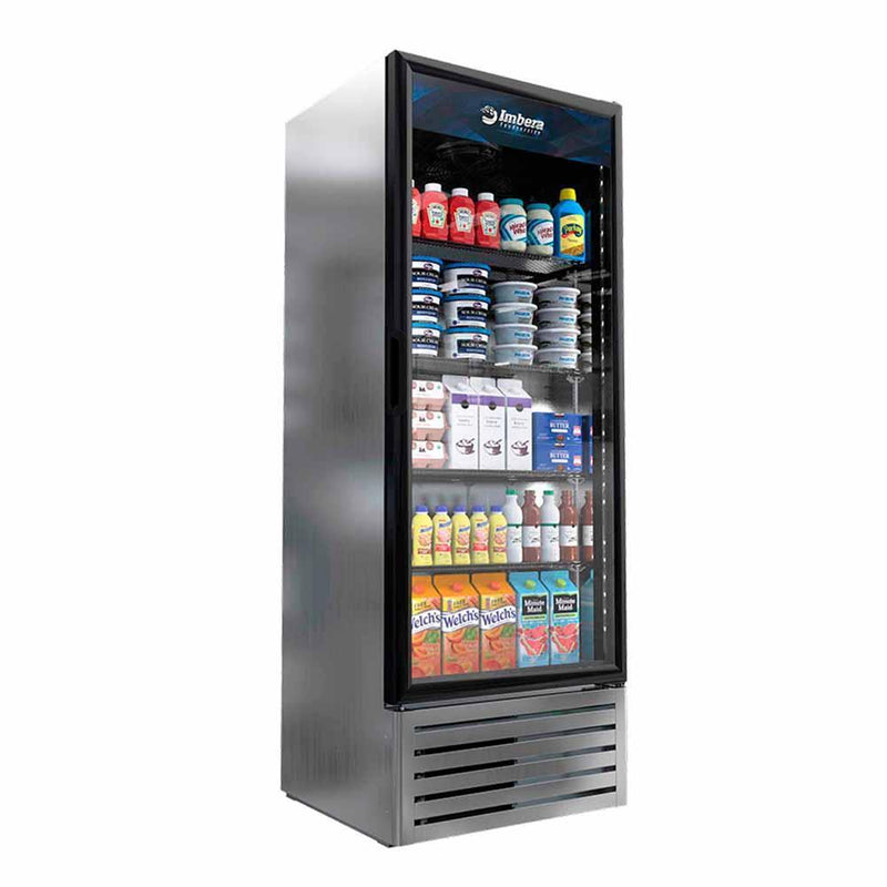 Imbera G319 Led 1018910 Refrigerador Intermedio Vertical 1 Puerta Luz Led Foodservice Acero Inoxidable 1/4 HP