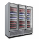 Imbera G372 1023871 Refrigerador Vertical 3 Puertas Cristal Luz Led 115V. 1/3 HP