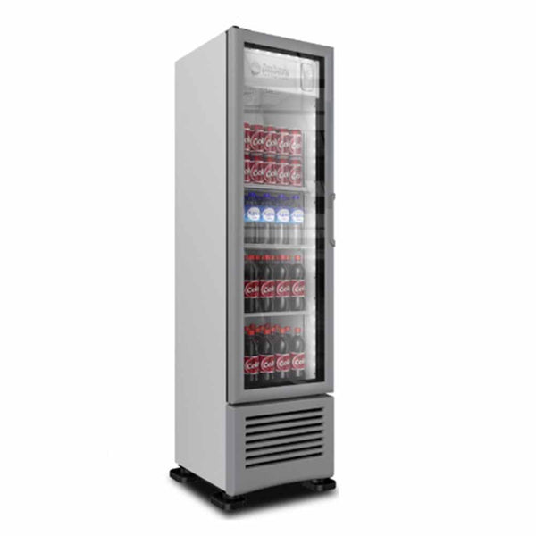 Imbera VL80 1023672 Refrigerador Vertical 1 Puerta Cristal Luz Led 115V. 1/6 HP