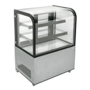 Migsa ARC-270Y Vitrina Exhibidora Refrigerada de Piso con Cristal Curvo
