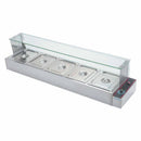 Migsa BN-B24 Baño Maria de 5 Insertos Medios de 10 cm de Profundidad 115V