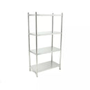 Migsa BN-R02/120 Anaquel Liso de Acero Inoxidable con 4 Entrepaños 120 x 50 x 180 cm