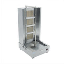 Migsa BN-RG03 Doneraky a Gas de Acero Inoxidable con Trompo Giratorio Asador Tacos Al Pastor