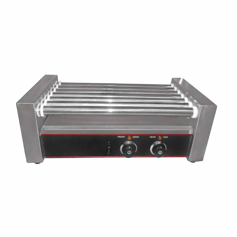 Migsa HD-G7 Asador Electronico para 18 Salchichas con 7 Rodillos Giratorios 120V