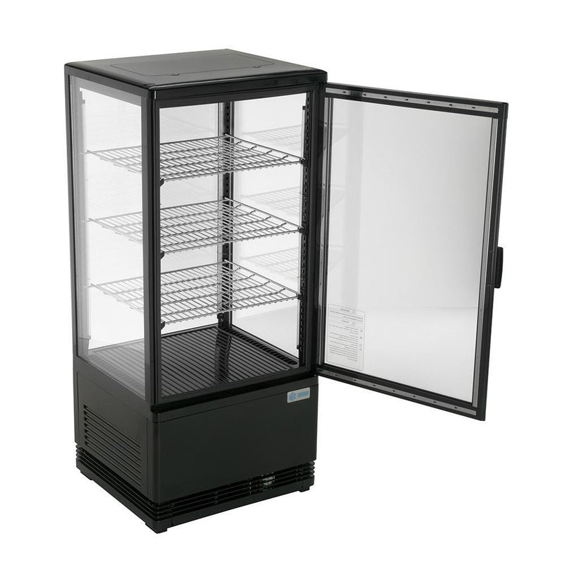 Migsa RT-78L Refrigerador de Exhibición Panoramico con Puerta Recta