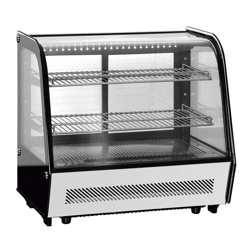 Migsa RTW-120L Vitrina de Exhibicion Refrigerada de Cristal Curvo 0 a 12 °C