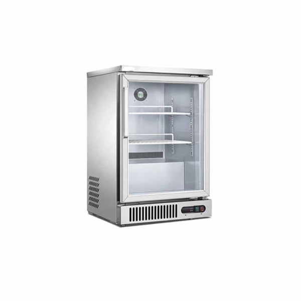 Migsa SG160 Refrigerador Back Bar de 1 Puerta de Cristal 180 lts