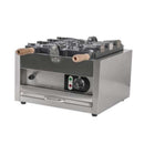 Migsa WTG-1 Wafflera en forma de taiyaky, forma cono para rellenar 3 piezas