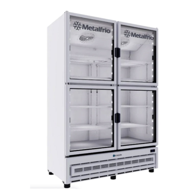 Refrigerador 4 puertas de cristal RB804