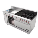 Estufa con 4 quemadores, horno, asador, plancha, freidor y gratinador UNIVFG/ S-PD