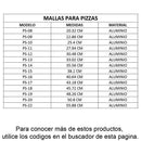 Malla de Aluminio para Pizza Reborde Uniforme 20" (50.4 cm) UPDATE PS-20