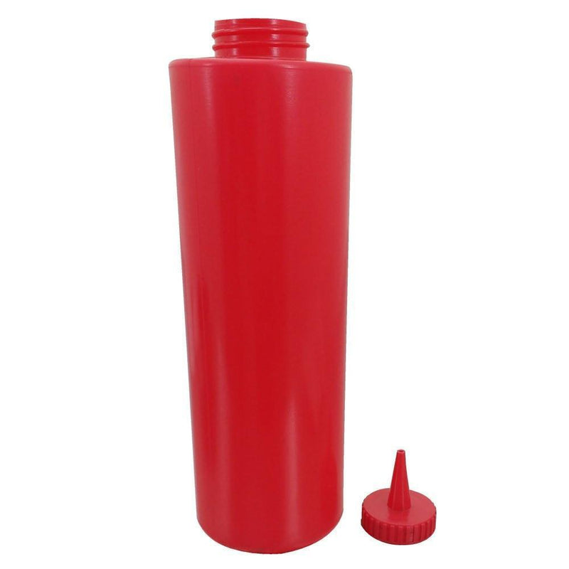 Botella Dispensador Exprimible Rojo 24 oz (709.76 ml) UPDATE SBR-24
